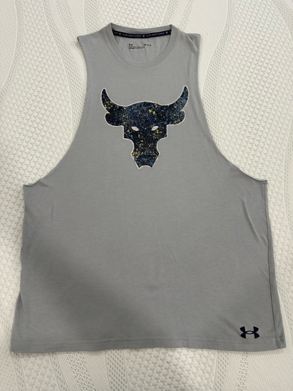 Under Armour Project Rock Gray Sleeveless Tank
